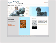 Tablet Screenshot of ethicapublishing.com